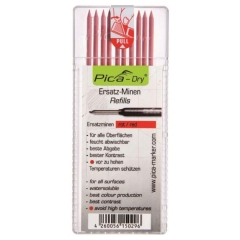 PICA DRY 4031  ΣΕΤ 10τμχ. ΜΥΤΕΣ - ΑΝΤΑΛΛΑΚΤΙΚΕΣ γιά ΜΗΧΑΝΙΚΟ ΜΟΛΥΒΙ ΚΟΚΚΙΝΟ ΧΡΩΜΑ