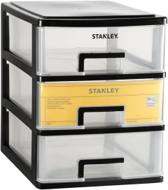 STANLEY STST40711-1 ΣΥΡΤΑΡΟΘΗΚΗ ΕΡΓΑΛΕΙΩΝ ΜΕ 3 ΒΑΘΙΑ ΔΙΑΦΑΝΑ ΣΥΡΤΑΡΙΑ