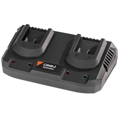 ΦΟΡΤΙΣΤΗΣ ΜΠΑΤΑΡΙΩΝ 20V (4,0Ah) ΔΙΠΛΟΣ     KRAUSMANN C2040-2