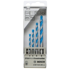 BOSCH 2607018285  Multi Construction CYL-9  ΣΕΤ  4τμχ. ΤΡΥΠΑΝΙΑ ΓΕΝΙΚΗΣ ΧΡΗΣΗΣ (Φ4-5-6-8mm)