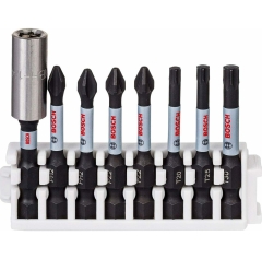BOSCH PRO 2608522326  ΣΕΤ 8τμχ. ΜΗΤΕΣ ΜΑΚΡΥΕΣ ΜΕ ΑΝΤΑΠΤΟΡΑ ΣΕ ΚΑΣΕΤΙΝΑ