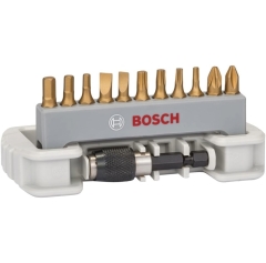 BOSCH 2608522128  Max-Grip  ΣΕΤ 12τμχ. ΜΥΤΕΣ ΤΙΤΑΝΙΟΥ ΜΕ ΑΝΤΑΠΤΟΡΑ 1/4''