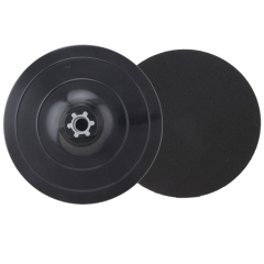 ΒΑΣΗ ΠΛΑΣΤΙΚΗ VELCRO ΓΩΝΙΑΚΟΥ ΤΡΟΧΟΥ Φ150mm  Μ14    BENMAN 37679