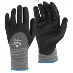 MACO MAXI PLUS 04100  ΓΑΝΤΙΑ ΕΡΓΑΣΙΑΣ ΝΙΤΡΙΛΙΟΥ ΜΕ ΑΝΤΙΟΛΙΣΘΙΤΙΚΗ ΠΑΛΑΜΗ MICRO FOAM ΑΔΙΑΒΡΟΧΑ