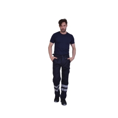 ERGO MILITARY  ΠΑΝΤΕΛΟΝΙ ΕΡΓΑΣΙΑΣ ΜΠΛΕ ΜΕ ΔΥΟ ΑΝΑΚΛΑΣΤΙΚΕΣ ΤΑΙΝΙΕΣ 5cm ΣΕ ΚΑΘΕ ΜΠΑΤΖΑΚΙ