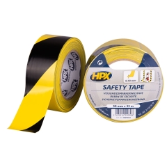 ΤΑΙΝΙΑ ΜΑΡΚΑΡΙΣΜΑΤΟΣ ΚΙΤΡΙΝΟ/ΜΑΥΡΟ 50mm χ 33m     HPX SAFETY TAPE