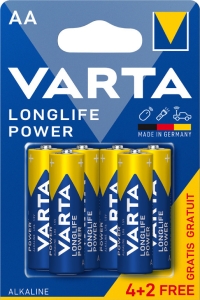 ΜΠΑΤΑΡΙΑ ΑΛΚΑΛΙΚΗ 1,5Volt AA (4+2τμχ)  VARTA