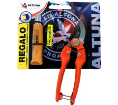 ΨΑΛΙΔΙ ΚΗΠΟΥ - ΚΛΑΔΕΥΤΗΡΙ ΚΥΡΤΟ 19cm Φ25mm + ΔΩΡΟ ΣΟΥΓΙΑΣ ΞΥΛΙΝΟΣ OPINEL     ALTUNA-J469-19P3