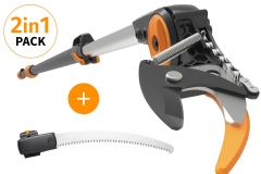 ΚΛΑΔΕΥΤΗΡΙ ΚΟΡΥΦΗΣ ΜΕ ΠΡΙΟΝΙ ΤΗΛΕΣΚΟΠΙΚΟ 4m ΜΕ ΜΕΓΙΣΤΗ ΔΙΑΜΕΤΡΟ ΚΟΠΗΣ 32mm  FISKARS UPX86