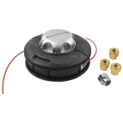 FF 49828  ΚΕΦΑΛΗ ΜΕΣΙΝΕΖΑΣ ΚΟΥΡΔΙΣΤΗ ΑΛΟΥΜΙΝΙΟΥ TAP & GO ΜΕ ΝΗΜΑ Φ3,0mm x 4m ΚΑΙ 4 ΑΝΤΑΠΤΟΡΕΣ