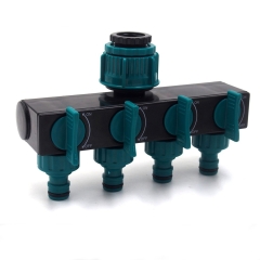 ΔΙΑΝΟΜΕΑΣ ΠΟΤΙΣΜΑΤΟΣ ΓΙΑ ΚΑΝΟΥΛΑ ΜΕ 4 ΕΞΟΔΟΥΣ ΚΑΙ ΔΙΑΚΟΠΤΕΣ ΜΕ ΠΑΣΣΟ 3/4" & 1"