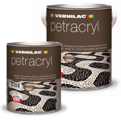 VERNILAC PETRACRYL STONE GLOSS ΑΚΡΥΛΙΚΟ ΒΕΡΝΙΚΙ ΠΕΤΡΑΣ ΕΜΠΟΤΙΣΜΟΥ ΑΧΡΩΜΟ ΓΥΑΛΙΣΤΕΡΟ