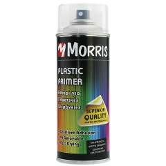 MORRIS PLASTIC PRIMER ΣΠΡΕΥ ΑΣΤΑΡΙ ΠΛΑΣΤΙΚΟΥ ΔΙΑΦΑΝΟ 400ml