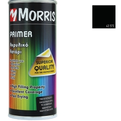 MORRIS PRIMER ΣΠΡΕΥ ΑΚΡΥΛΙΚΟ ΑΣΤΑΡΙ ΜΑΥΡΟ  ΕΥΡΩΠΗΣ 400ml