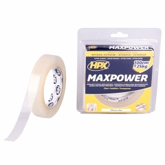 HPX MAXPOWER ΑΥΤΟΚΟΛΛΗΤΗ ΤΑΙΝΙΑ ΔΙΠΛΗΣ ΟΨΕΩΣ 19mm ΔΙΑΦΑΝΗ
