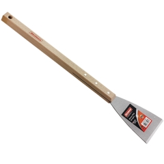 ΣΠΑΤΟΥΛΑ / ΞΥΣΤΡΑ ΜΕ ΜΕΤΑΛΛΙΚΗ ΛΑΜΑ 100mm ΚΑΙ ΜΑΚΡΥΑ ΞΥΛΙΝΗ ΛΑΒΗ  BENMAN 70496