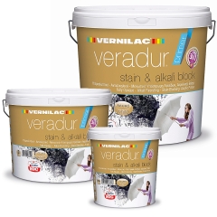 ΑΚΡΥΛΙΚΟ ΑΣΤΑΡΙ ΝΕΡΟΥ ΡΥΠΩΝ & ΛΕΚΕΔΩΝ (3 Σε 1) ΛΕΥΚΟ  VERNILAC VERADUR STAIN & ALKALI BLOCK