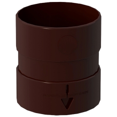 ΥΔΡΟΡΡΟΗ - ΜΟΥΦΑ ΣΥΝΔΕΣΗΣ ΑΠΟΡΡΟΗΣ  85mm ΠΛΑΣΤΙΚΗ PVC-U  ΚΑΦΕ