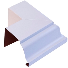 ΥΔΡΟΡΡΟΗΣ - ΓΩΝΙΑ ΕΞΩΤΕΡΙΚΗ  ΑΛΟΥΜΙΝΙΟΥ 5" ΛΕΥΚΗ