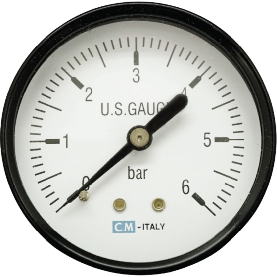 ΜΑΝΟΜΕΤΡΟ ΠΙΕΣΕΩΣ ΠΛΑΤΗΣ    Φ60  1/4"