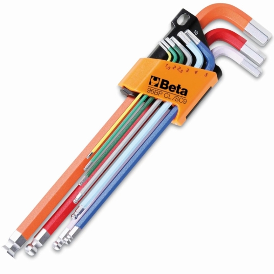 BETA 96BP-CL/SC9  ΣΕΤ  9τμχ. ΑΛΛΕΝ  ΣΦΑΙΡΙΚΗΣ ΚΕΦΑΛΗΣ ΧΡΩΜΑΤΙΣΤΑ