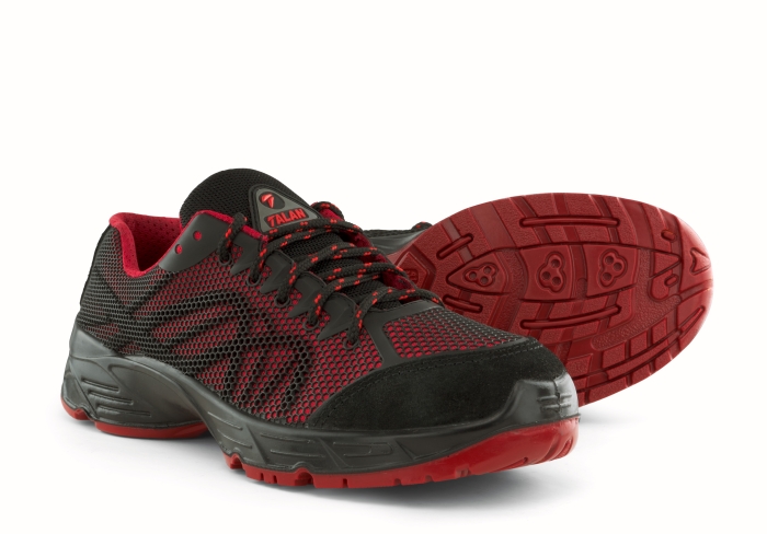 TALAN WALKER S1P ΠΑΠΟΥΤΣΙ ΕΡΓΑΣΙΑΣ ΜΕ ΑΣΦΑΛΕΙΑ S1 ΑΝΑΠΝΕΟΜΕΝΟ ΜΕ ΑΝΤΙΟΛΙΣΘΗΤΙΚΗ ΣΟΛΑ ΜΑΥΡΟ / ΚΟΚΚΙΝΟ