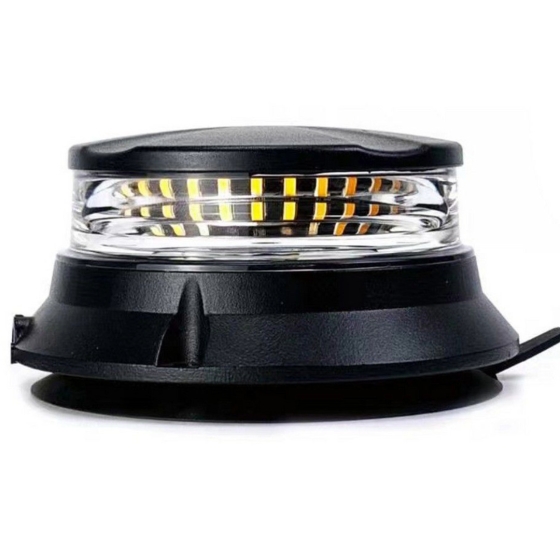 ΦΑΡΟΣ ΣΗΜΑΝΣΗΣ ΟΧΗΜΑΤΟΣ ΑΔΙΑΒΡΟΧΟΣ ΜΑΓΝΗΤΙΚΟΣ LED SMD 48W ΜΕ ΠΟΡΤΟΚΑΛΙ ΦΩΤΕΙΝΟΤΗΤΑ