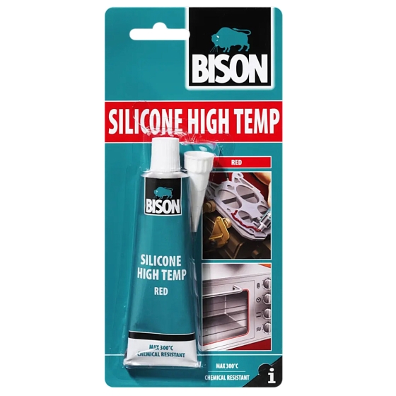 ΦΛΑΤΖΟΚΟΛΛΑ ΥΨΗΛΗΣ ΘΕΡΜΟΚΡΑΣΙΑΣ  60ml     BISON SILICONE HIGH TEMP